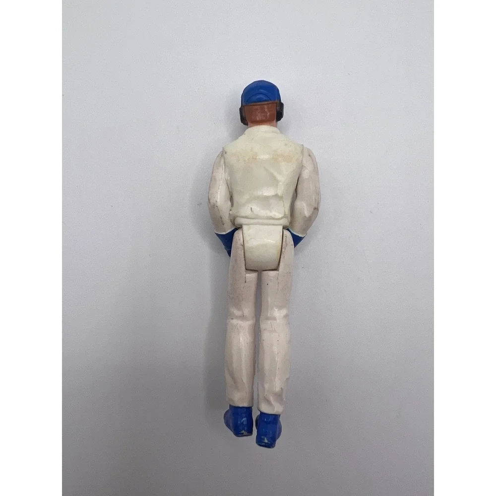 Vintage Tonka Play Toys Driver/Mechanic White Uniform Glasses Posable Figure '70